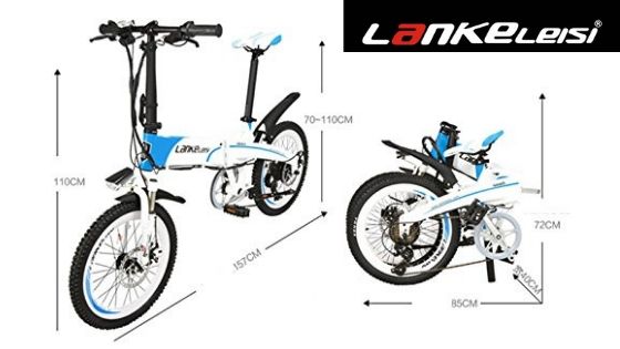 bicicleta electrica plegable lankeleisi g660