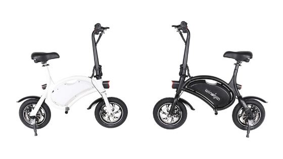 windgoo bicicleta electrica plegable ruedas 12